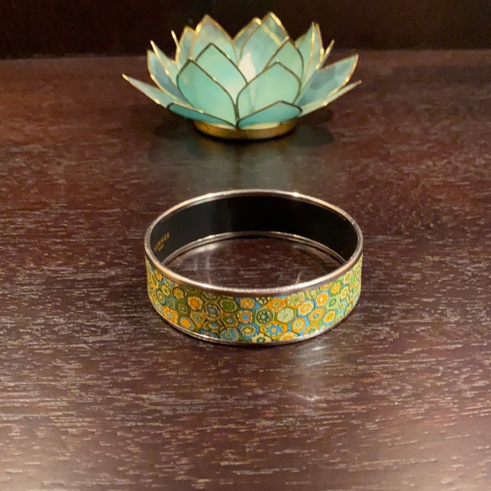 Hermes enamel bracelet